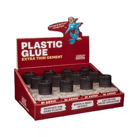 The Army Painter - Thin Plastic Glue (Countertop Display 12 pcs)-GL2018P