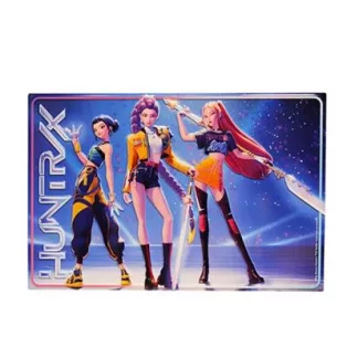 20x30 Embossed aluminum poster - Huntrix Group - KPop Demon Hunters-MAP6144