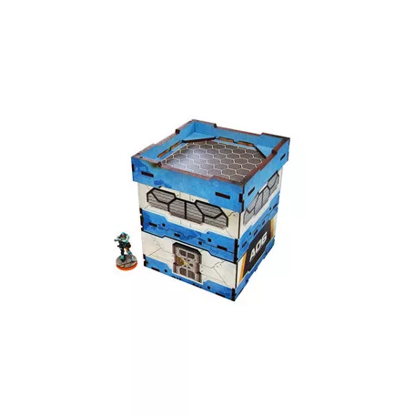 District 5 Guardhouse (1) PREPAINTED (blue)-H00099