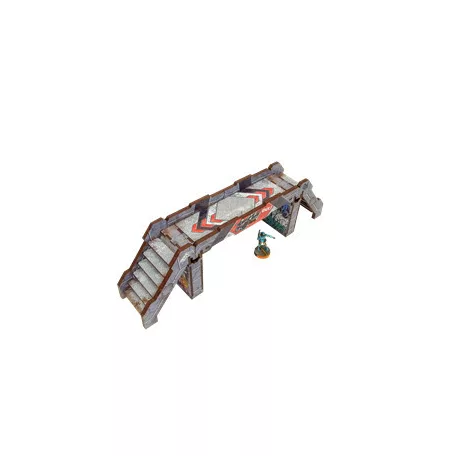 Precinct Sigma Bridges & Stairs PREPAINTED (grey)-H00154
