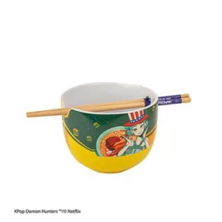 Ramen Bowl with Chopsticks - Zoey Hamburger - Kpop Demon Hunters-CR4422
