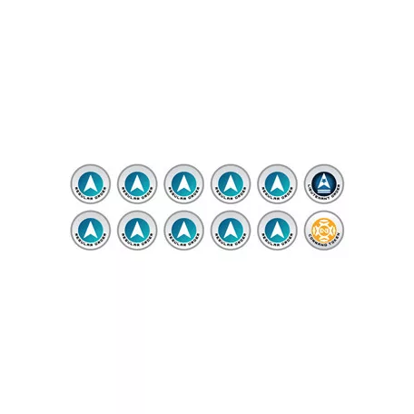 N4 Infinity Tokens Regular Orders Blue (12)-P00267