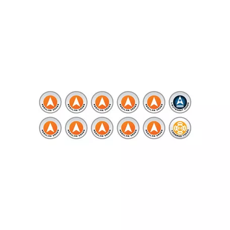 N4 Infinity Tokens Regular Orders Orange (12)-P00268