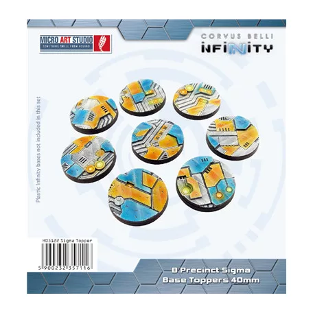 Precinct Sigma Base Topper Round 40mm (8)-H05122