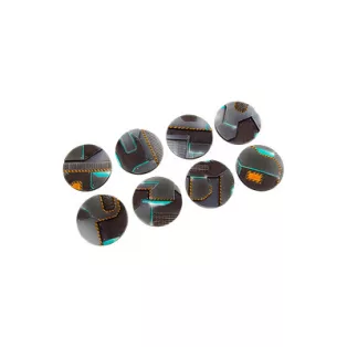 Daedalus Gate Base Topper Round 40mm (8)-H05422