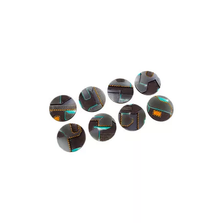 Daedalus Gate Base Topper Round 40mm (8)-H05422
