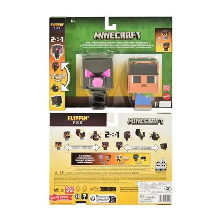 Minecraft Flip Figure 2pk-JCN27