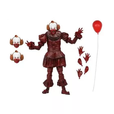 Welcome to Derry - 7" Scale Action Figure - Ultimate Blood Pennywise-NE45429-01