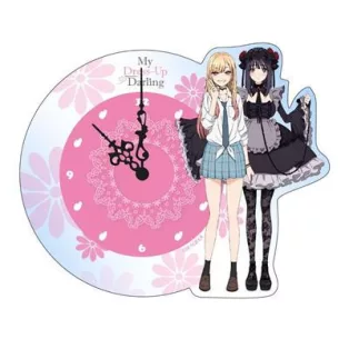 My Dress-Up Darling - Acrylic Wall Clock with holographic effect - Marin Kitagawa - 24x20cm-SAK70305