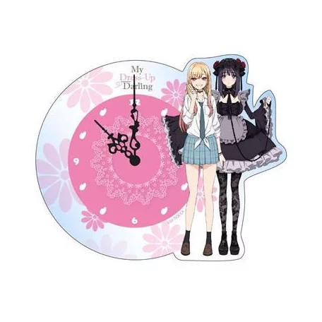 My Dress-Up Darling - Acrylic Wall Clock with holographic effect - Marin Kitagawa - 24x20cm-SAK70305
