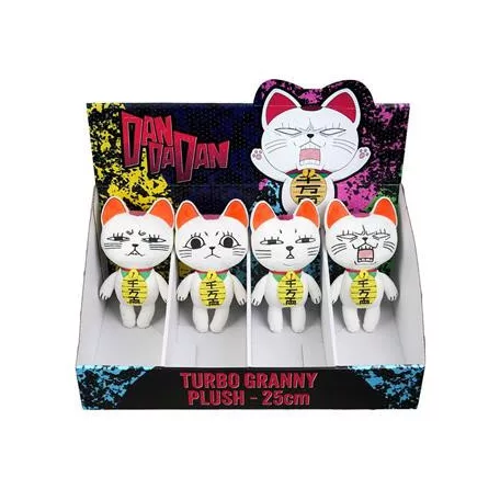 Dan Da Dan - Plush Toy - Turbo Granny - 4 different designs - Display - 12 pieces-SAK70463