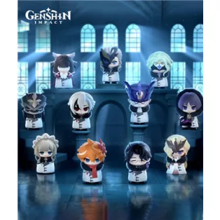 Genshin Impact - Mini PVC Figures - Fatui Harbingers - Blind Box Figures - 9 pieces per Display-SAK95631