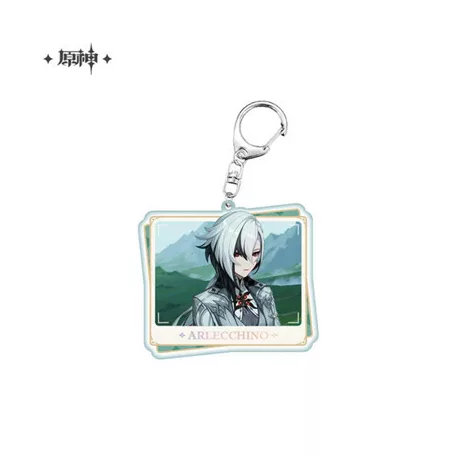 Genshin Impact - Acrylic Keychain - Arlecchino - 68 x 63mm-SAK14739