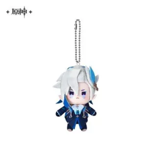 Genshin Impact - Plush Keychain - Neuvillette - Finger Puppet Series - 12cm-SAK10143
