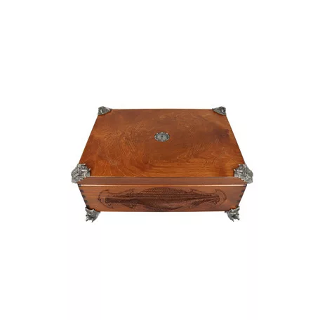 Kraken Wargames - Light Dragon Wooden Chest-KWG-DSAH-002