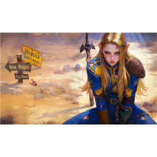 Kraken Wargames - TCG Mat 61x35cm - Fallout Zelda-AF-TCG-357
