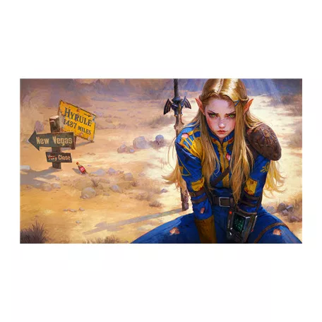 Kraken Wargames - TCG Mat 61x35cm - Fallout Zelda-AF-TCG-357
