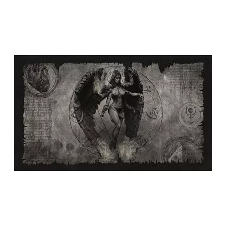 Kraken Wargames - TCG Mat 61x35cm - Abyzou Scroll Grey-KWG-TCG-280-A