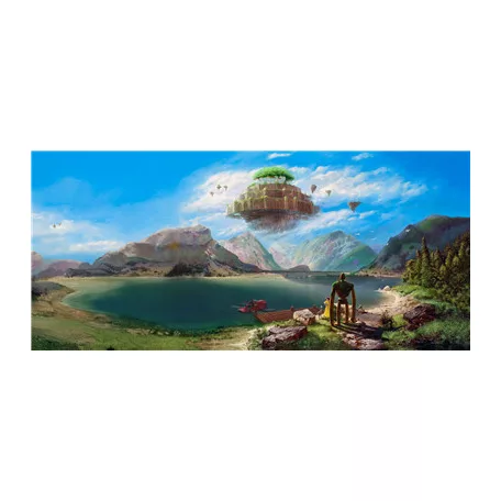 Kraken Wargames - Gamer Mousepad 90x40cm - Castle in the Sky-AF-GMP-133