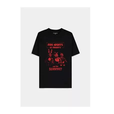 Five Nights At Freddy's - Can You Survive Men's Short Sleeved T-shirt Size 2XL-TS016815FNF-2XL