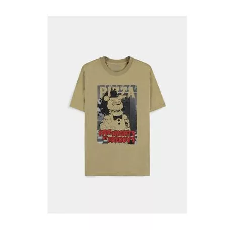 Five Nights At Freddy's - Pizza Men's Short Sleeved T-shirt Size 2XL-TS875884FNF-2XL