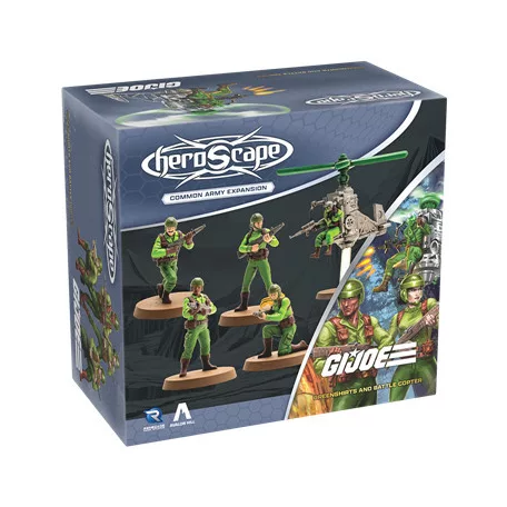 G.I. JOE Heroscape Greenshirts and Battle Copter Army Expansion - EN-RGS02880