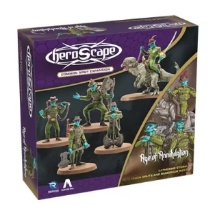 Heroscape Chain Gruts and Ramosaur Rider Army Expansion - EN-RGS02888
