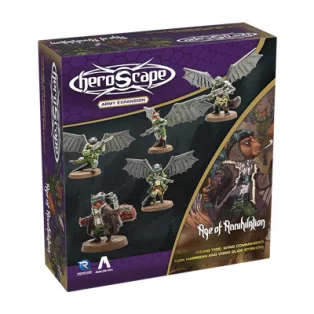 Heroscape Rising Tide - Wing Commander Tuck Harrigan and Vorid Glidestrikers Army Expansion - EN-RGS02772