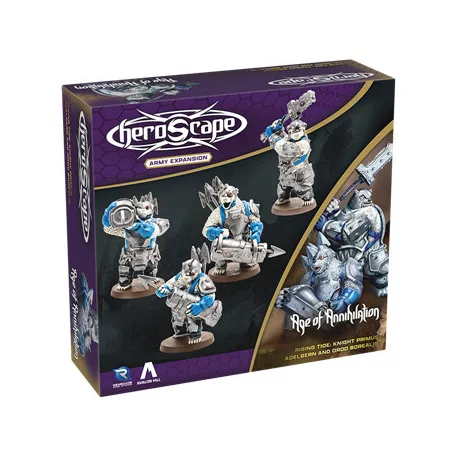 Heroscape Rising Tide Knight Primus Adelbern and Ordo Borealis Army Expansion - EN-RGS02760