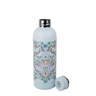 500ml Insulated Bottle - Light Blue Damask Flowers - Bridgerton-MAP4041