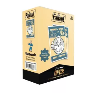 UP - Fallout - Vault Boy - Surface - Never! Vault - Forever! 105ct APEX DECK PROTECTOR® Sleeves-16808