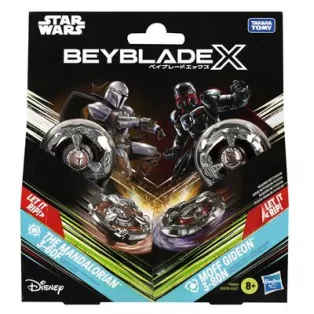Beyblade X and Star Wars Collab The Mandalorian 3-60F vs. Moff Gideon 3-80N-F9589ES0