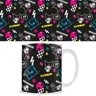 KUROMI (FUNKY PATTERN) WHITE MUG-MG2403370C