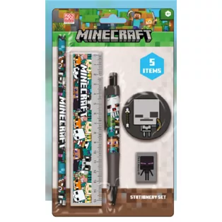 MINECRAFT (CHIBI SKELETON) ESSENTIAL 5PC STATIONERY SET-SR2404683