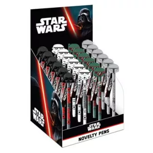STAR WARS (HELMETS) TOPPER PENS CDU (24)-CDU2402512