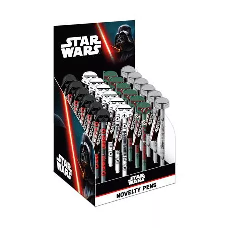STAR WARS (HELMETS) TOPPER PENS CDU (24)-CDU2402512