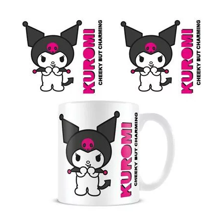 KUROMI (CHEEKY CHARACTER) WHITE POD MUG-MG2403374C
