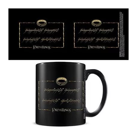 THE LORD OF THE RINGS (ONE RING) BLACK POD MUG-MGB26558C