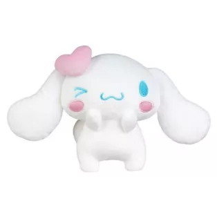 Cinnamoroll - Plush - Heart - Size M (17 cm)-SAK70526