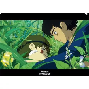 Princess Mononoke - A4 Size Clear Folder San & Ashitaka-MOVIC-88798