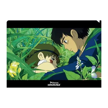 Princess Mononoke - A4 Size Clear Folder San & Ashitaka-MOVIC-88798