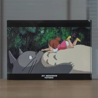 My Neighbor Totoro - A4 Size Clear Folder On the tummy-MOVIC-64687