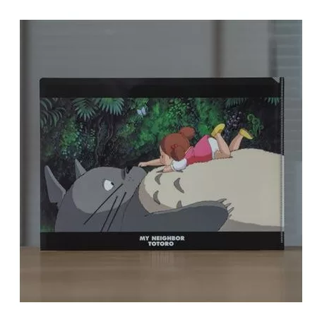 My Neighbor Totoro - A4 Size Clear Folder On the tummy-MOVIC-64687