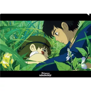 Princess Mononoke - A4 Size Clear Folder San & Ashitaka-MOVIC-88798