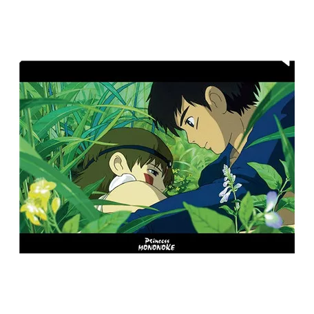 Princess Mononoke - A4 Size Clear Folder San & Ashitaka-MOVIC-88798