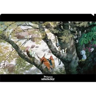 Princess Mononoke - Clear File A4 Kodama's forest-MOVIC-95221