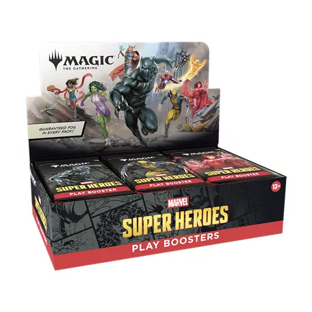 MTG - Marvel Super Heroes Play Booster Display (30 Packs) - EN-D53560001