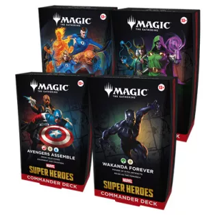 MTG - Marvel Super Heroes Commander Deck Display (4 Decks) - EN-D53610001