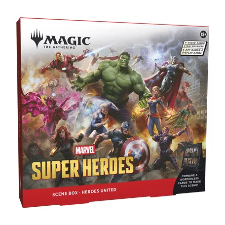 MTG - Marvel Super Heroes Scene Box Display (4 Boxes) - EN-D53690000