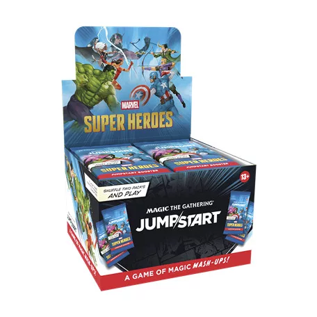 MTG - Marvel Super Heroes Jumpstart Booster Display (24 Packs) - EN-D53630001